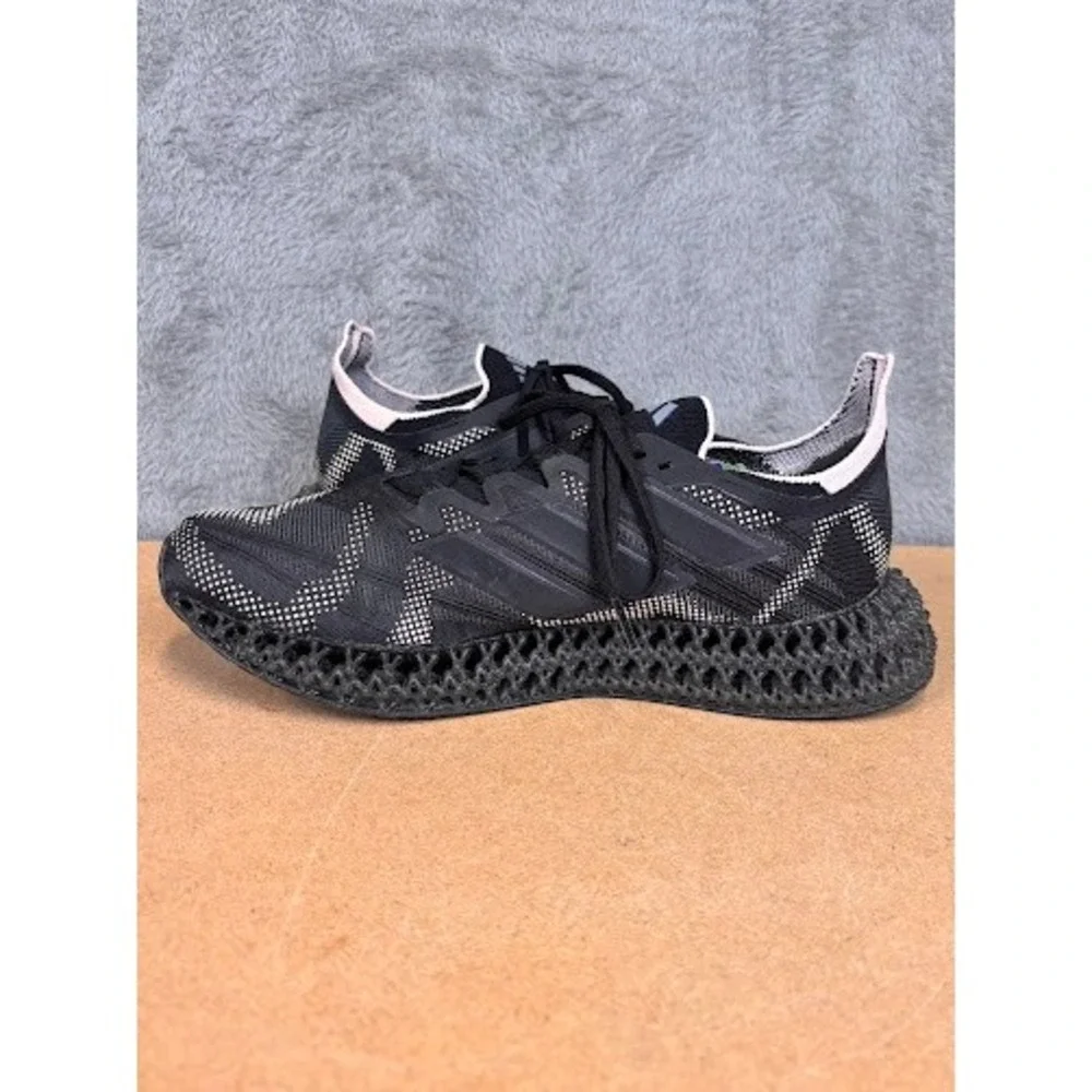 Adidas 4DFWD Pulse Womens Running Shoes Black White 3D Printed Midsole Size 10.5